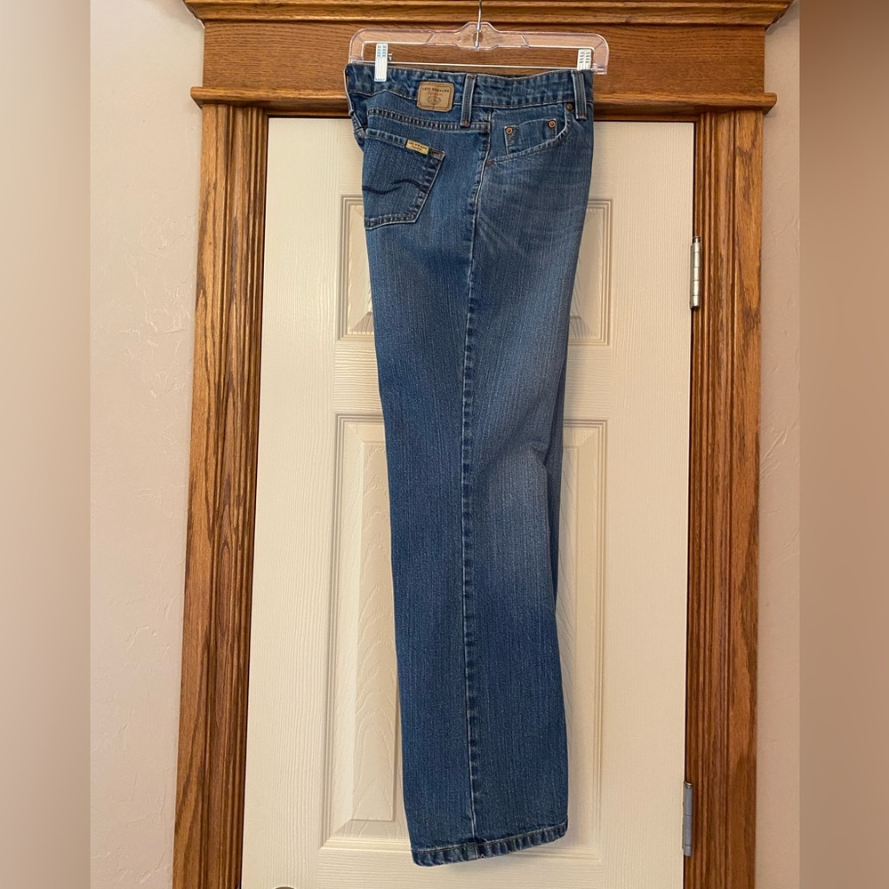 Levi's Signature Womens Mid Rise Bootcut Denim Jeans Sz 10 Pocket Detail